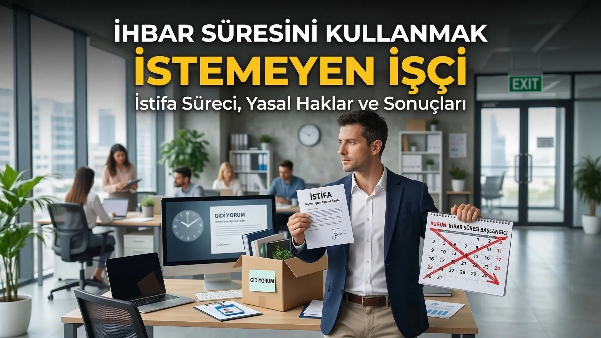 İhbar Süresini Kullanmak İstemeyen İşçi