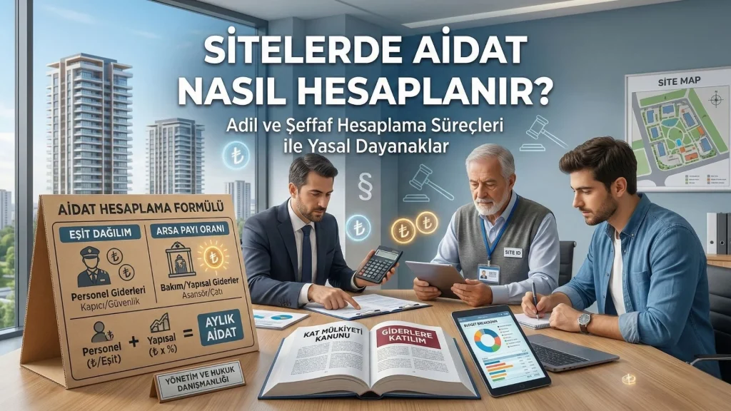 Sitelerde Aidat Nasıl Hesaplanır?